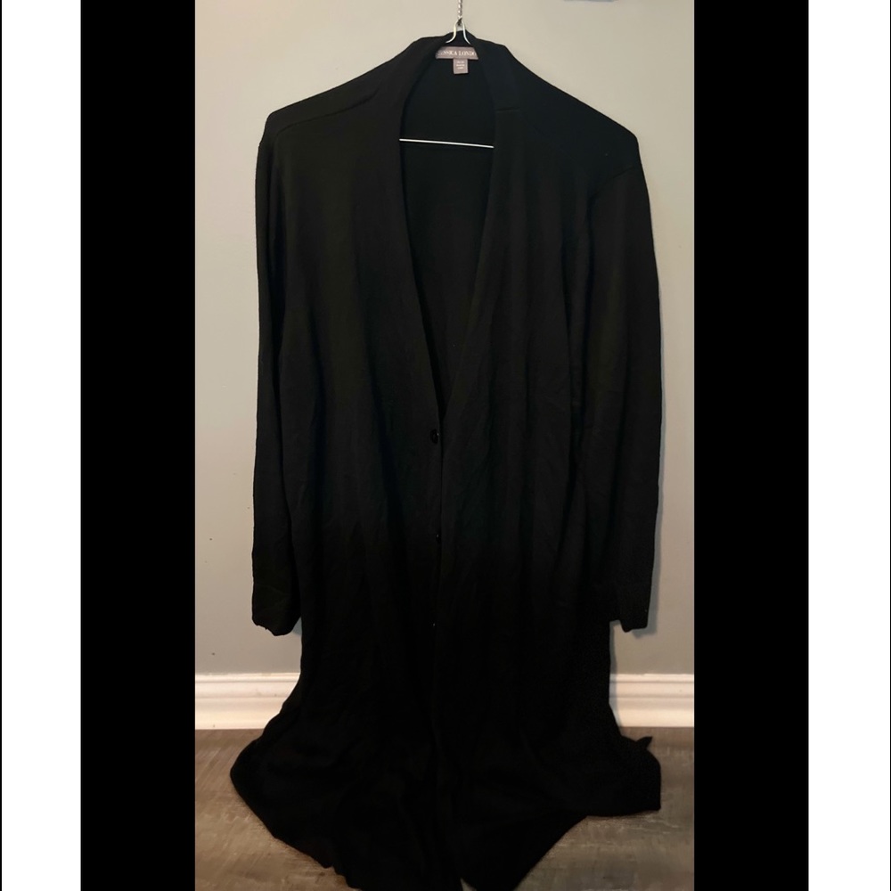 Jessica London 26/28 long button up cardigan